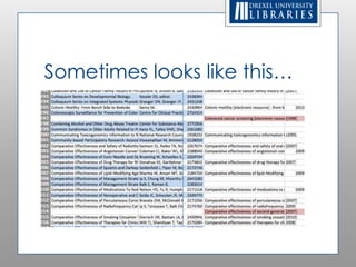 Sometimes looks like this…
 