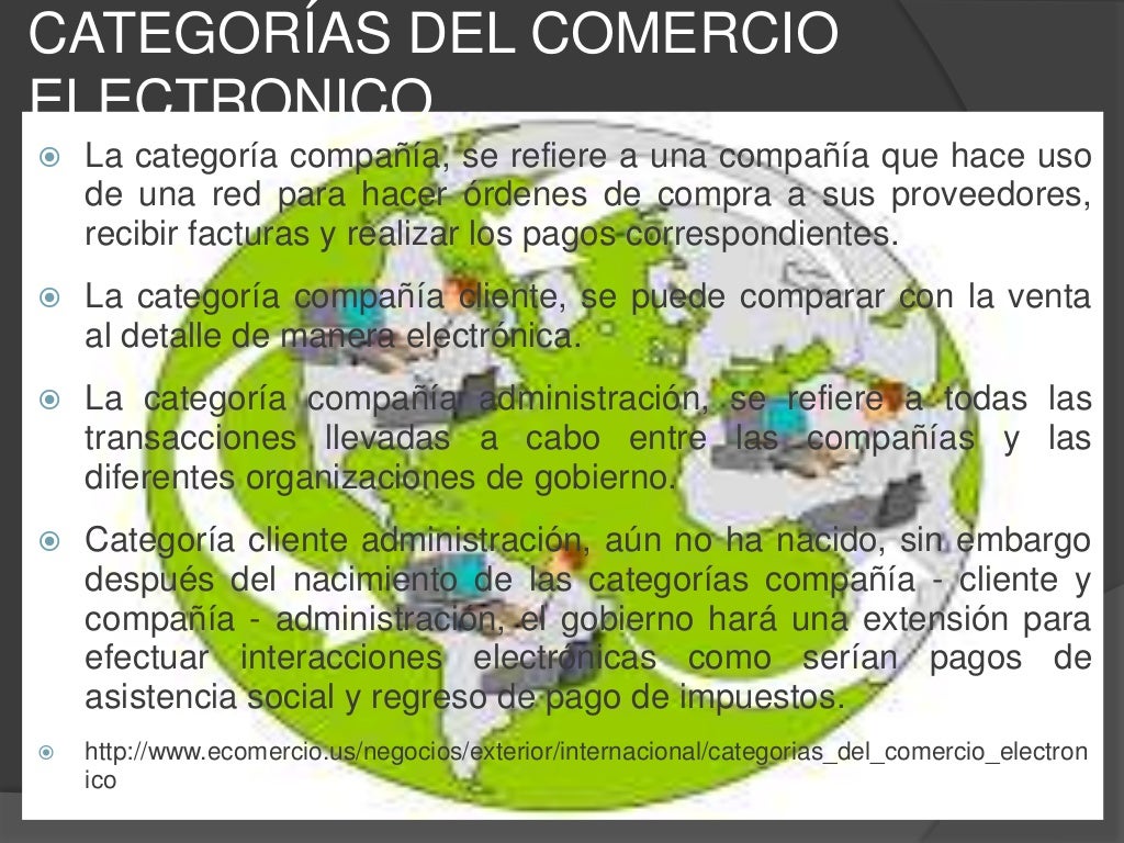 Categorias del comercio electrónico ii