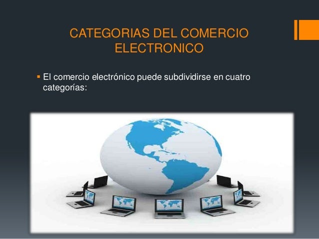 Categorias del comercio electronico