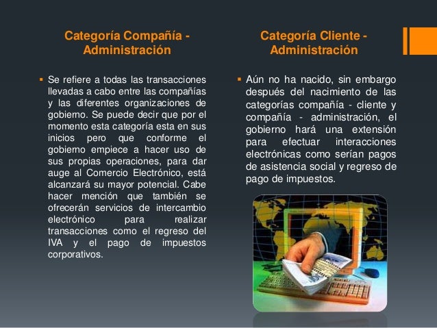 Categorias del comercio electronico