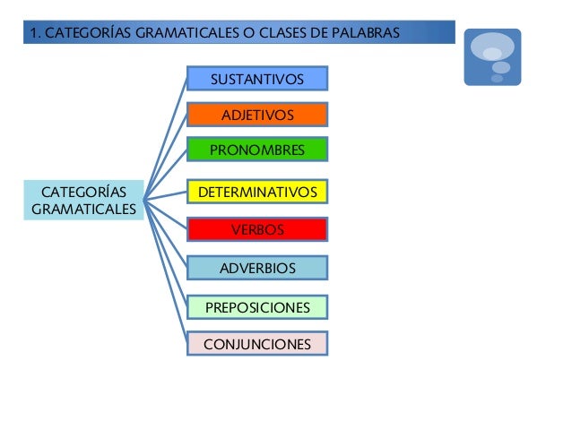 Categorias gramaticales BÁSICAS DE LA LENGUA CASTELLANA