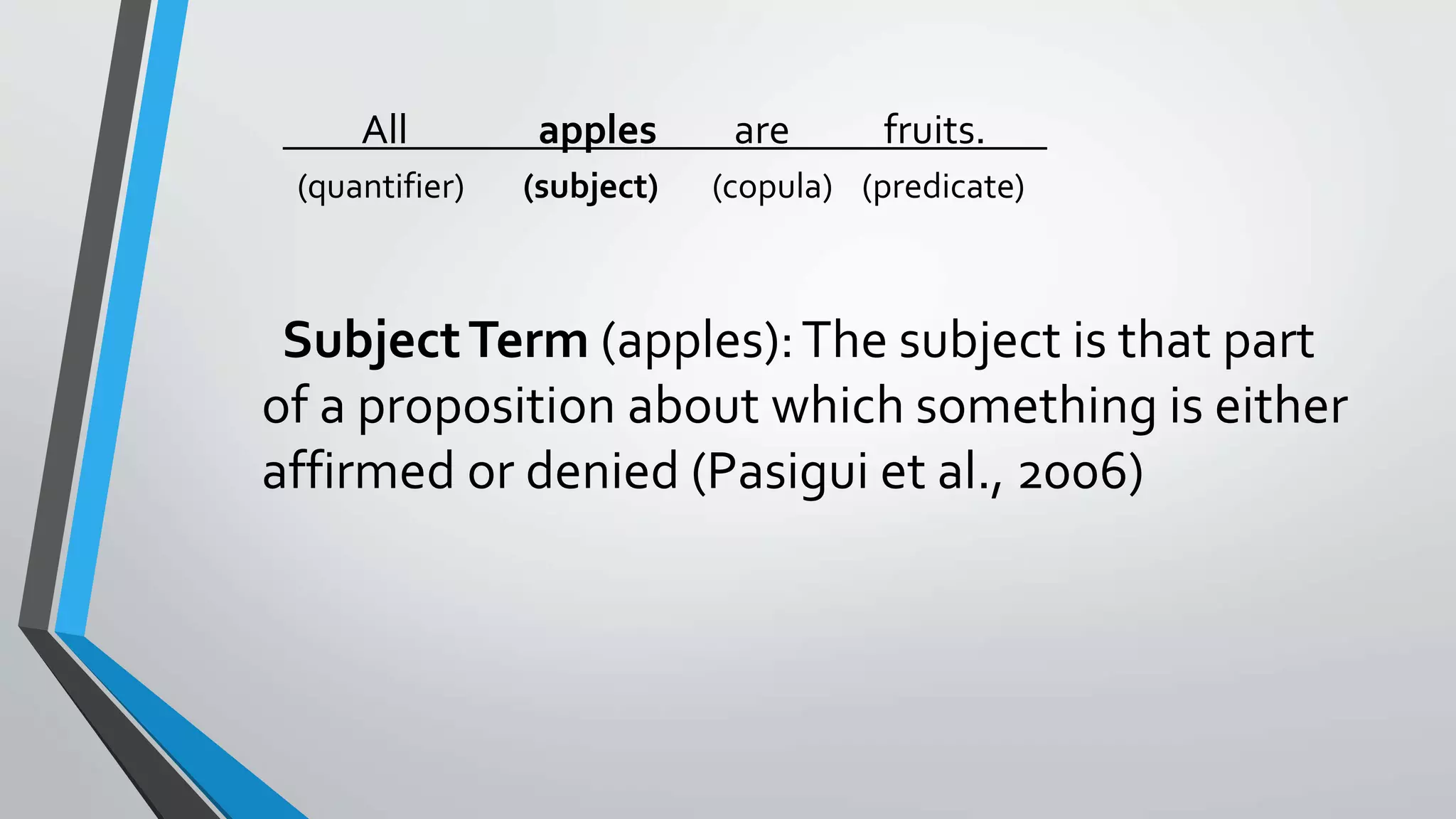 Categorical Propositions- Logic | PPTX