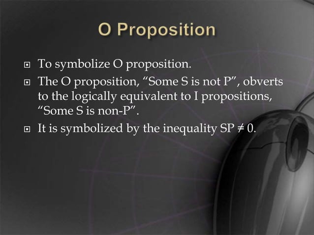 Symbolism And Diagram for Categorical Proposition | PPTX