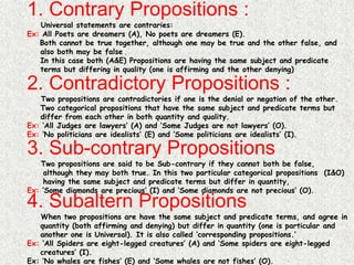 Categorical propositions | PPTX