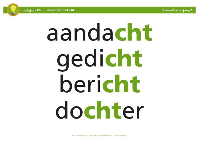 Categoriekaarten groep 5 slideshare