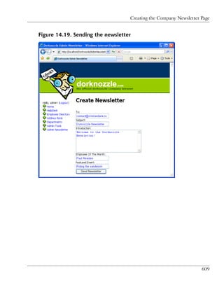 Creating the Company Newsletter Page


Figure 14.19. Sending the newsletter




                                                                   609
 