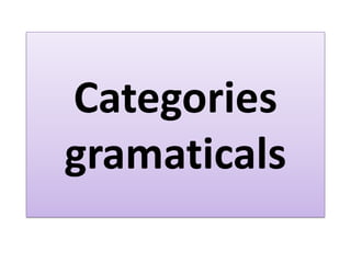 Categories
gramaticals

 