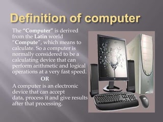 Categories of computer | PPTX