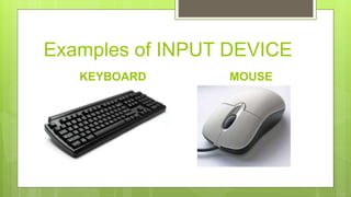 Categories of computer hardware | PPTX