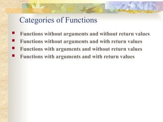 Categories of function and recursion.pptx