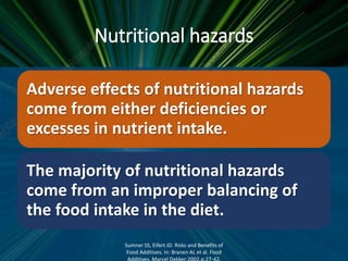 Categorization of risks and benefits (food additives) | PPSX
