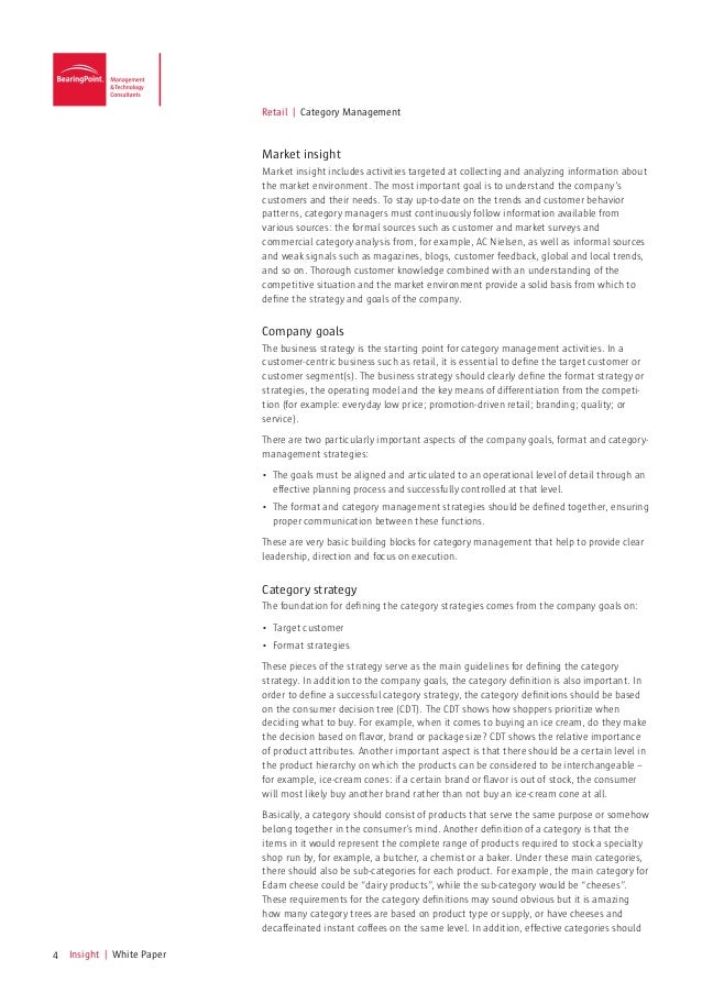 Category Management Day 2 Day