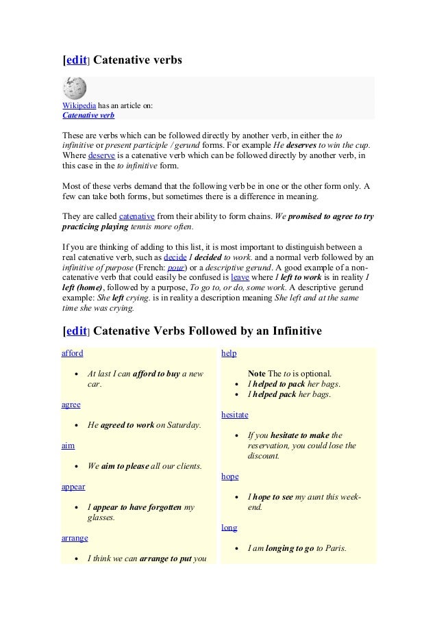 catenative-verbs
