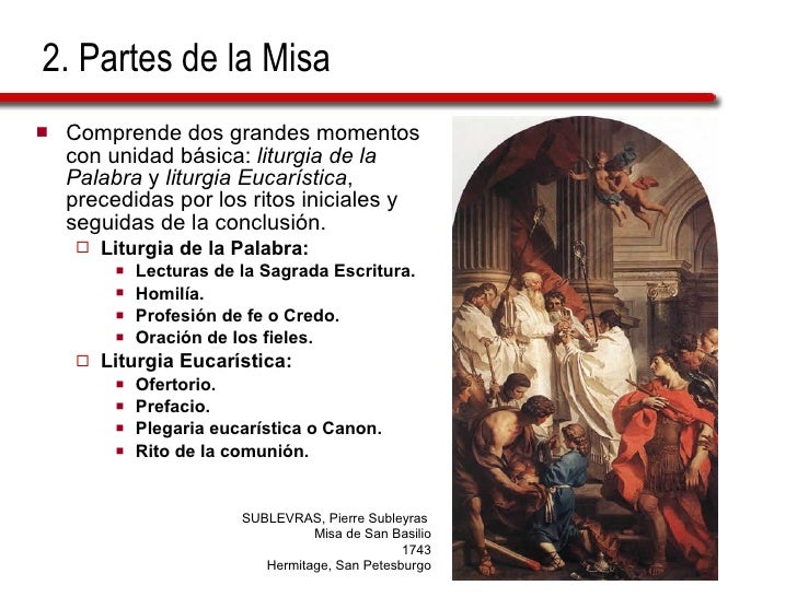 31 Celebración litúrgica de la Eucaristía la Santa Misa
