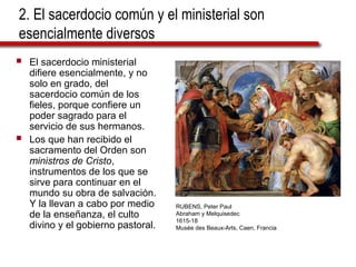 El Sacramento del Orden: Significado, Grados y Misión del Sacerdocio | PPT