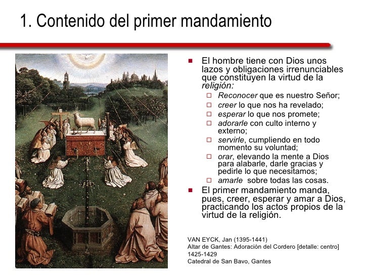 18 Almera del primer mandamiento al principal