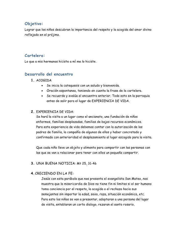 Catequesis del credo para niños