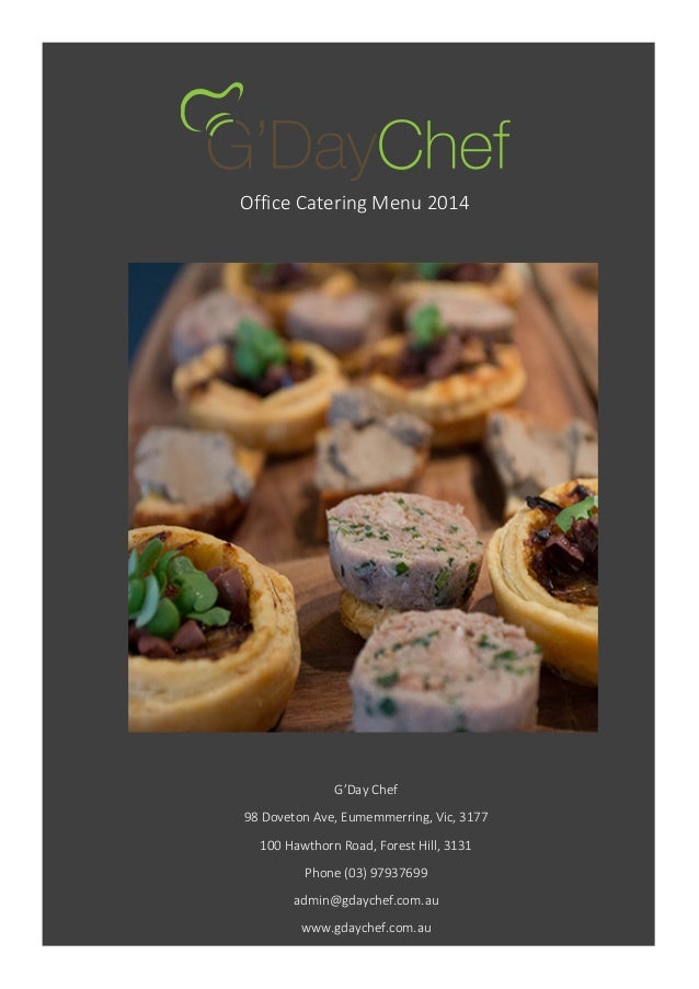 Office Catering In Melbourne