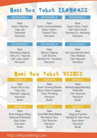 Catering Depok Kiky Catering 