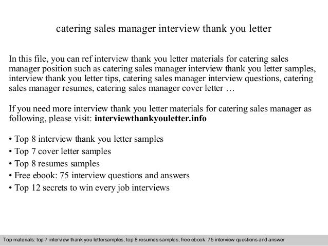 Catering Sales Manager