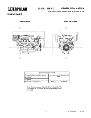 Caterpillar 3512 1350 Hp