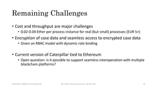 Collaborative Business Process Execution on Blockchain: The Caterpillar ...
