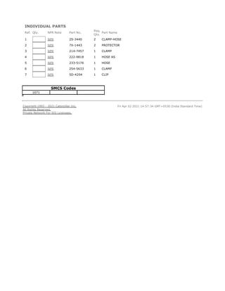 parts manual - caterpillar 236b skid steer loader pdf | PDF
