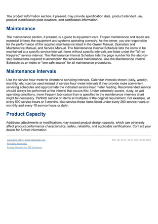 operation maintenance manual - CAT caterpillar 242b skid steer loader | PDF