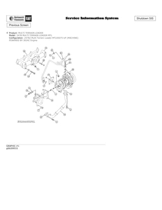 parts manual - CAT caterpillar 247b multi terrain loader | PDF