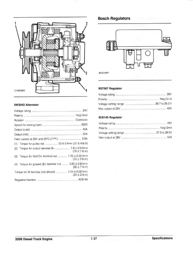 CATERPILLAR 3208 MARINE ENGINE SERVICE MANUAL PDF visual data 3