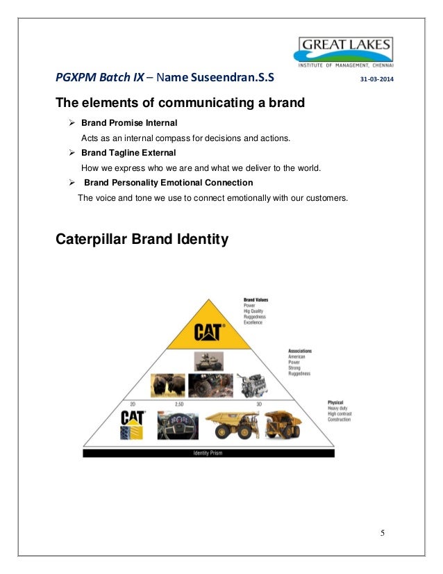 Caterpillar brand story