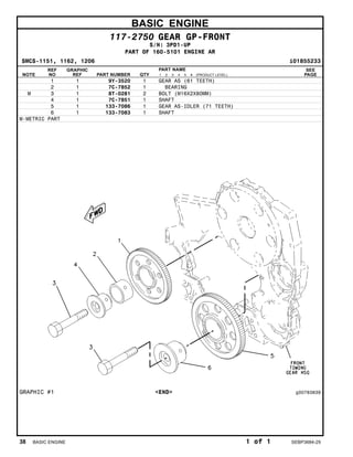 Caterpillar CAT 140H Motor Grader Parts Catalogue Manual.pdf