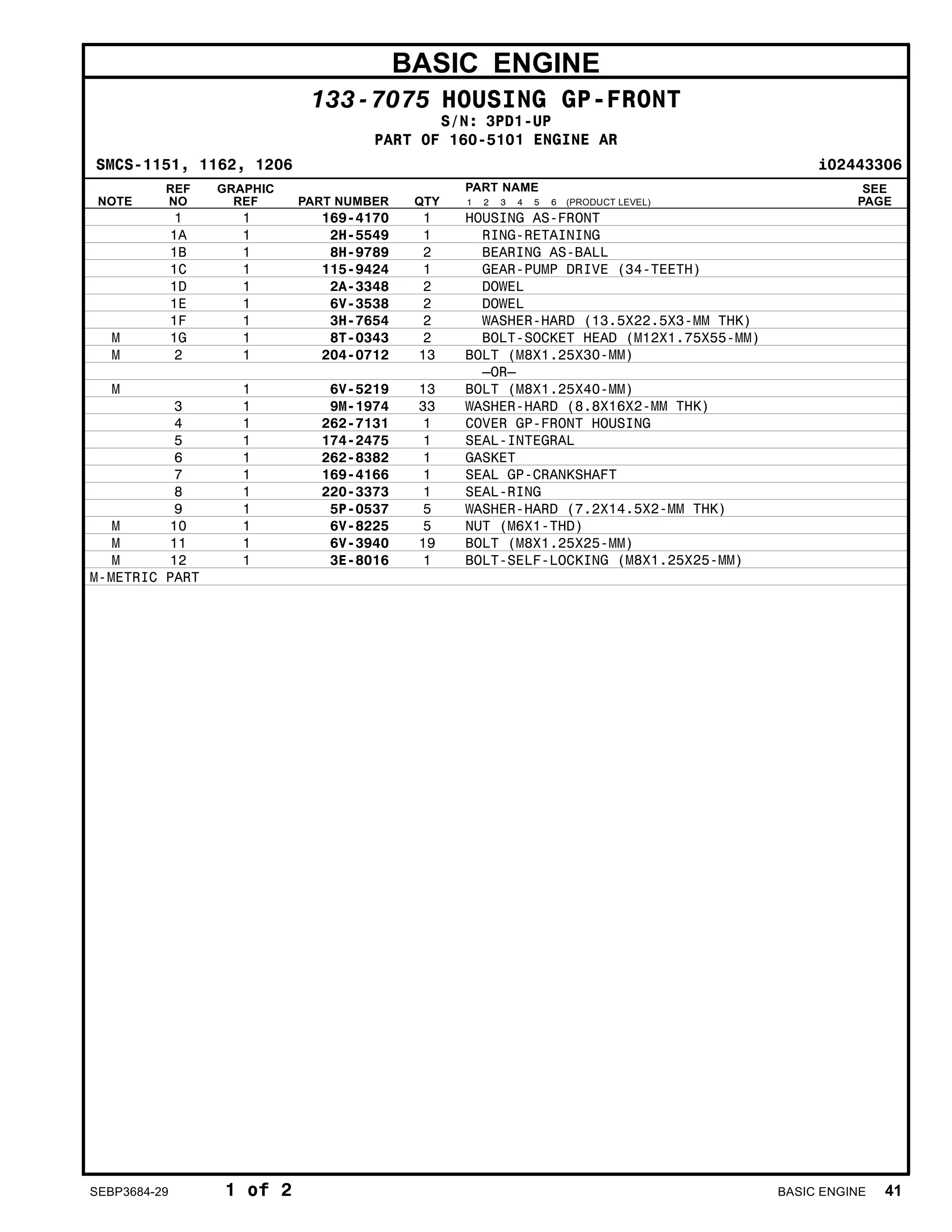 CAT 140G PARTS MANUAL PDF visual data 4
