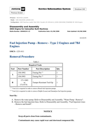 Caterpillar Cat 428C BACKHOE LOADER (Prefix 2CR) Service Repair Manual ...