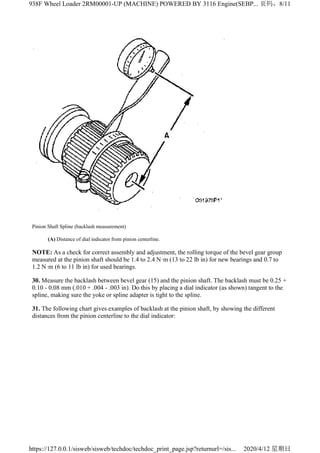 Caterpillar cat 938 f wheel loader (prefix 2rm) service repair manual ...