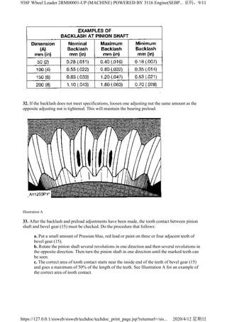 Caterpillar cat 938 f wheel loader (prefix 2rm) service repair manual ...