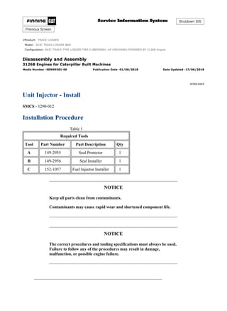Caterpillar cat 963 c track loader (prefix bbd) service repair manual ...
