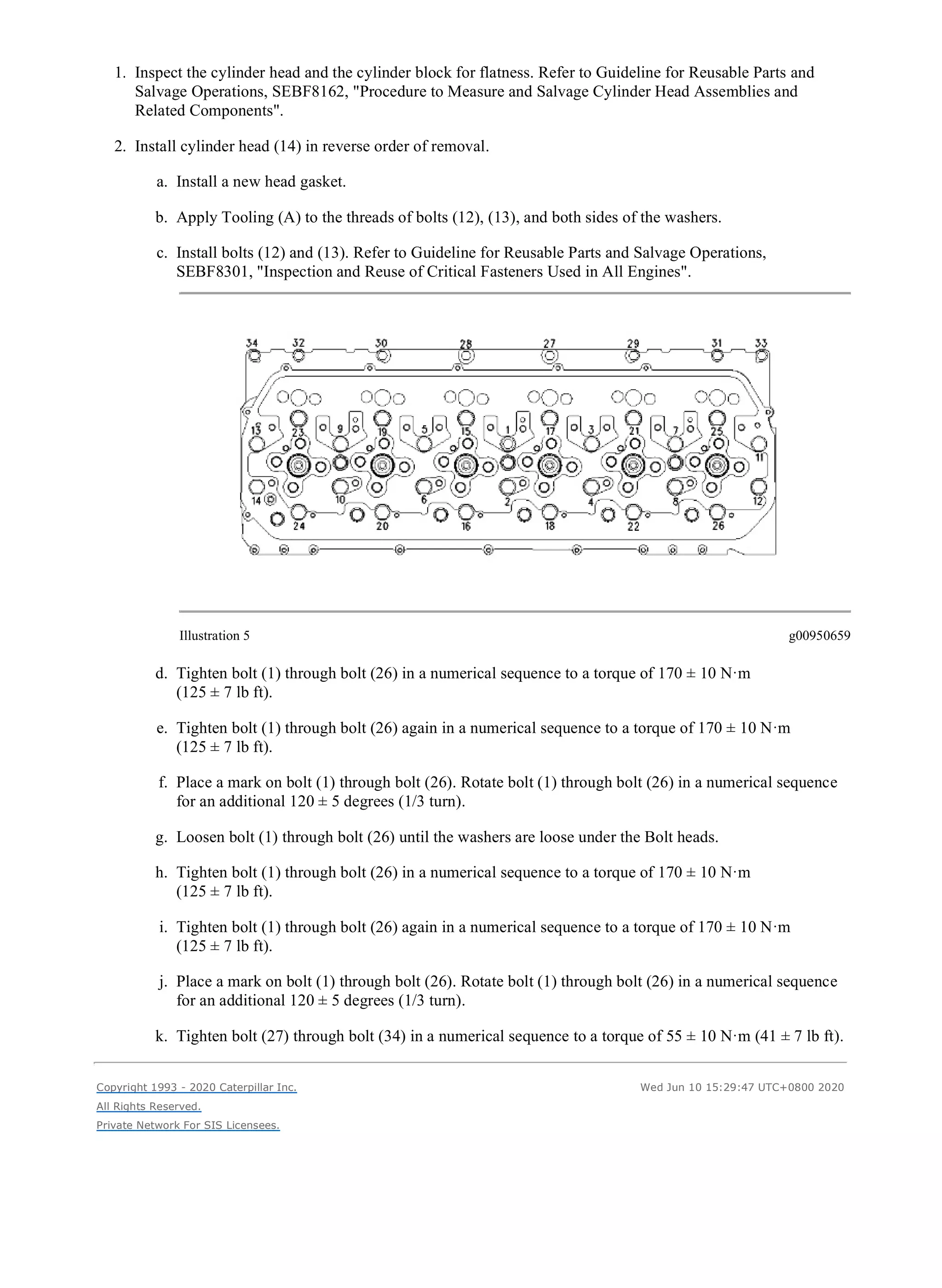 Caterpillar cat c13 industrial engine (prefix jr9) service repair ...