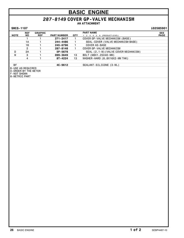 Caterpillar cat c7 marine engine parts catalogue manual PDF
