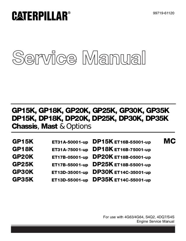 caterpillar forklift service manual pdf