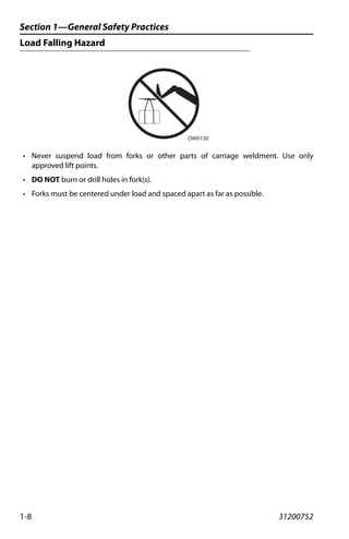 Caterpillar cat th407 c telehandler operator and maintenance manual | PDF