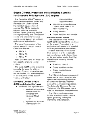 Caterpillar Diesel Engine Control Systems [PDF, ENG, 588 KB].pdf | Auto