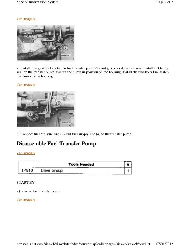 Cat 3406 Injection Pump Removal