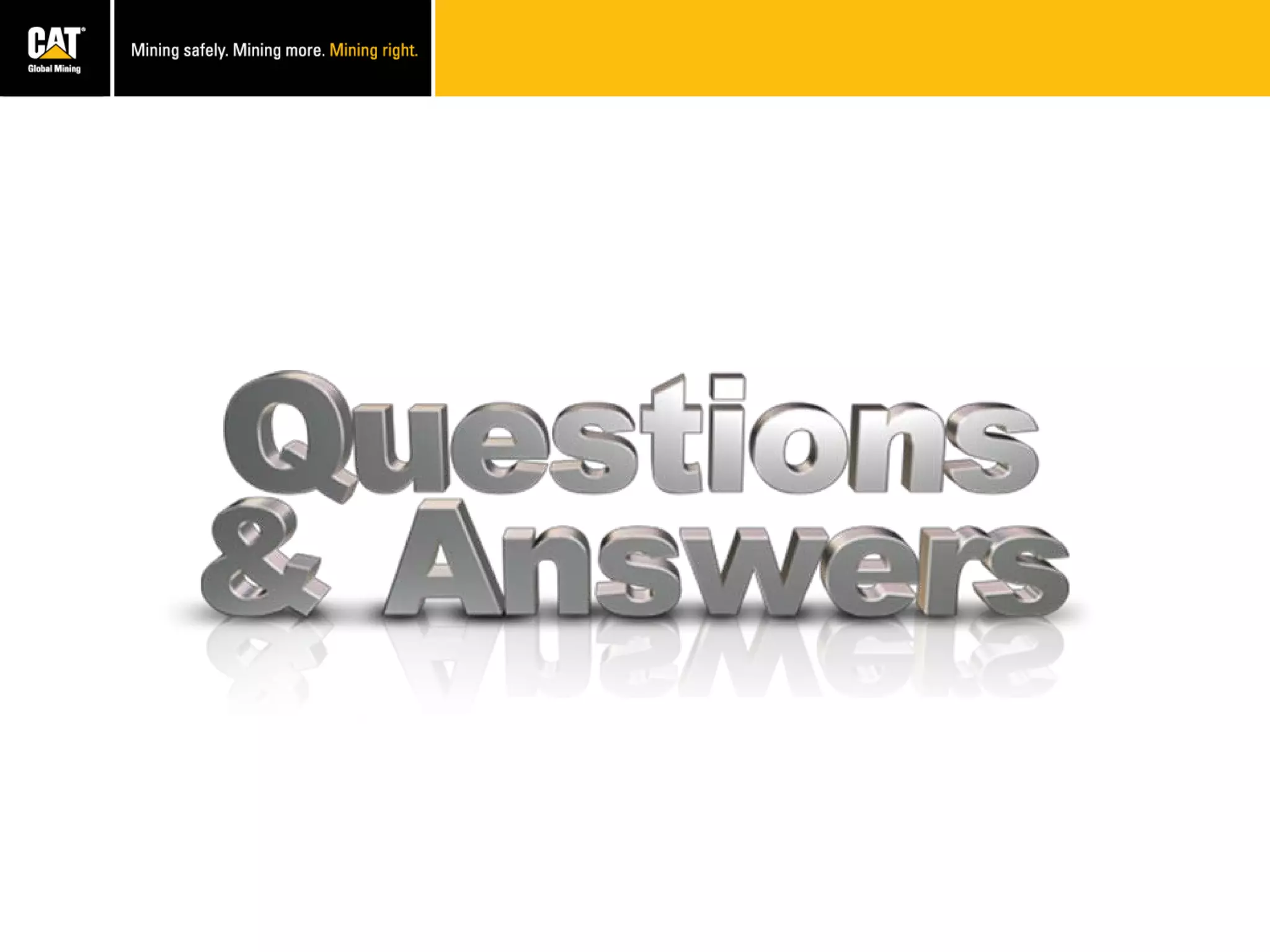 Caterpillar mining technology