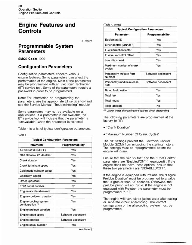 Caterpillar operation and maintenance manual 3500 b engines s