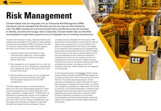 Cat Risk Mitigation Caterpillar TCFD Report to suppport sustainability | PDF
