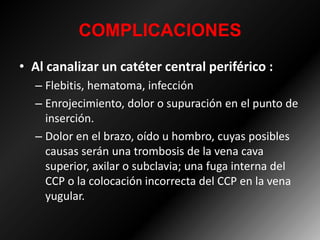 Cateteres venosos | PPTX