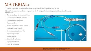 Cateterismo venoso central | PDF