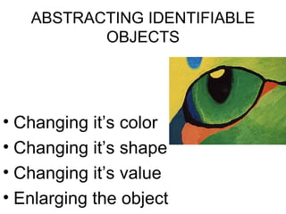 ABSTRACTING IDENTIFIABLE OBJECTS ,[object Object],[object Object],[object Object],[object Object]