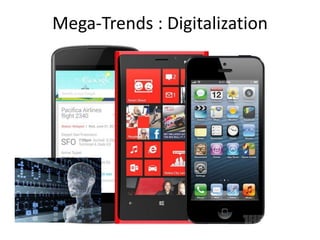 Mega-Trends : Digitalization

 